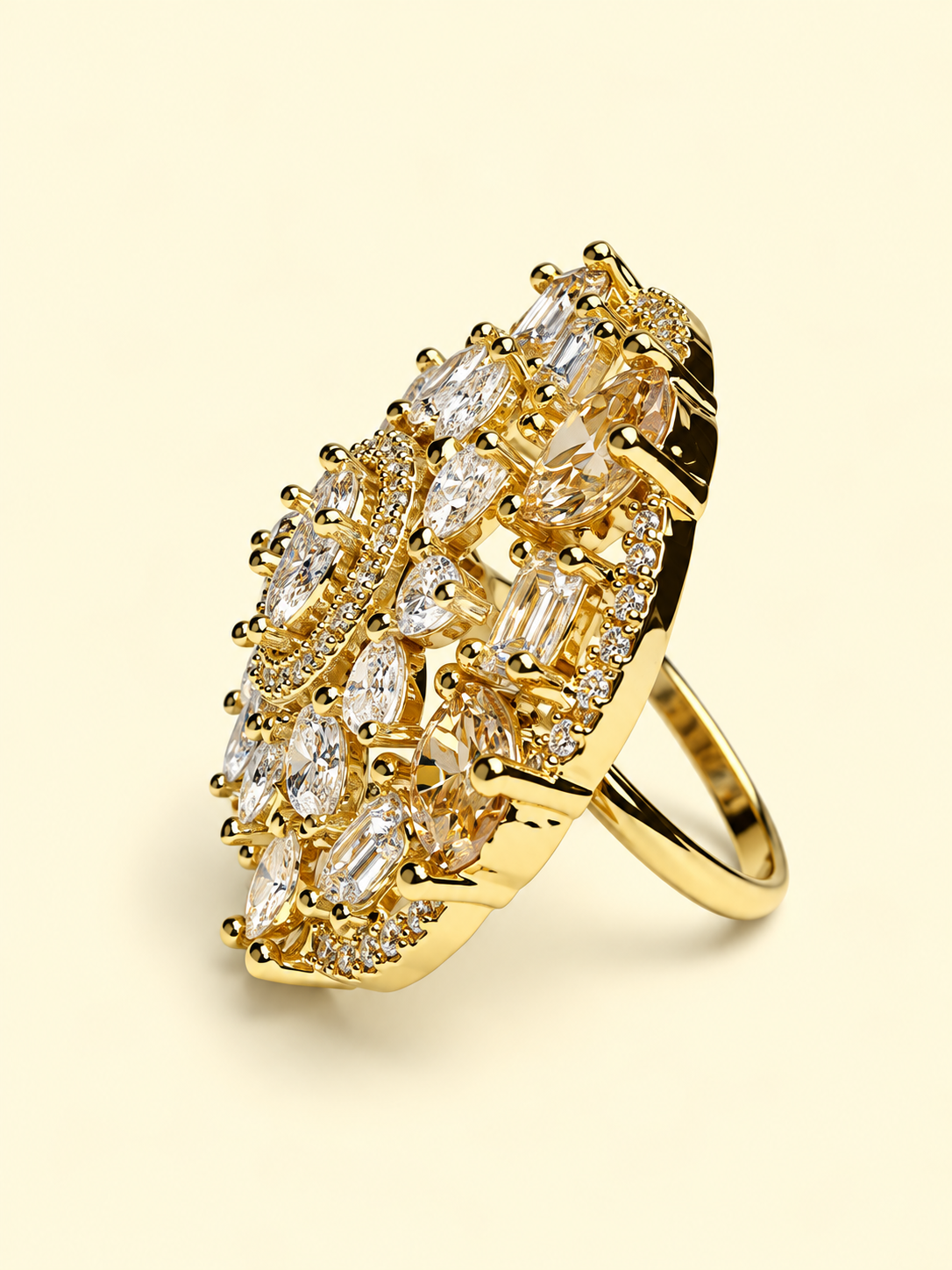 Floral Medallion Ring