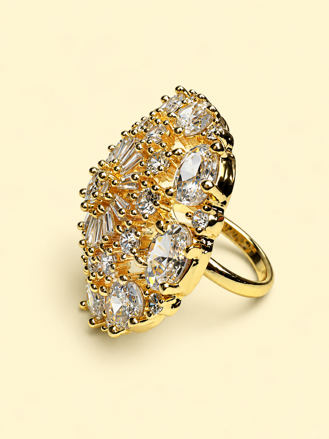 Floral Medallion Ring