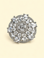 Floral Medallion Ring
