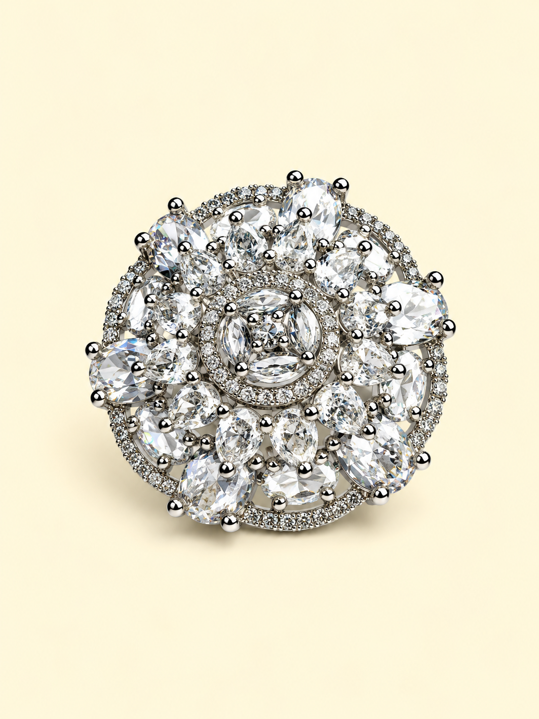 Floral Medallion Ring