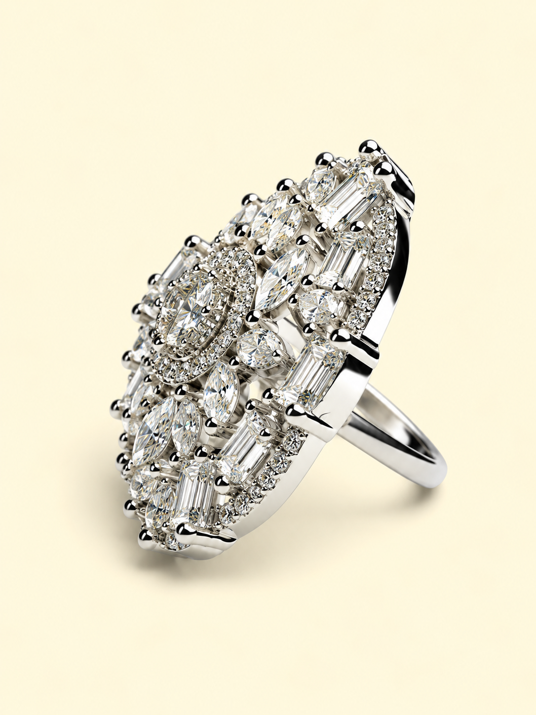 Floral Medallion Ring