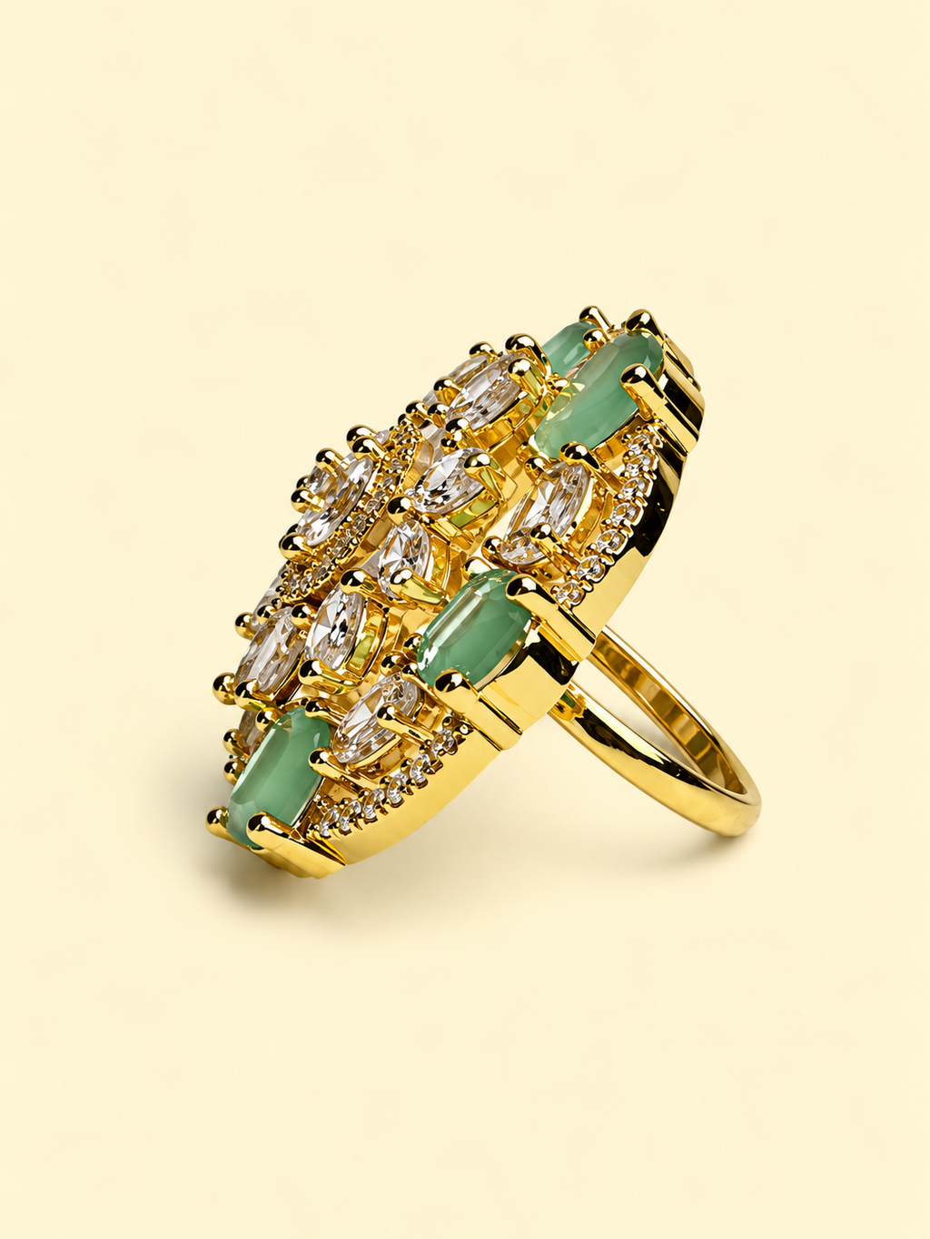 Floral Medallion Ring