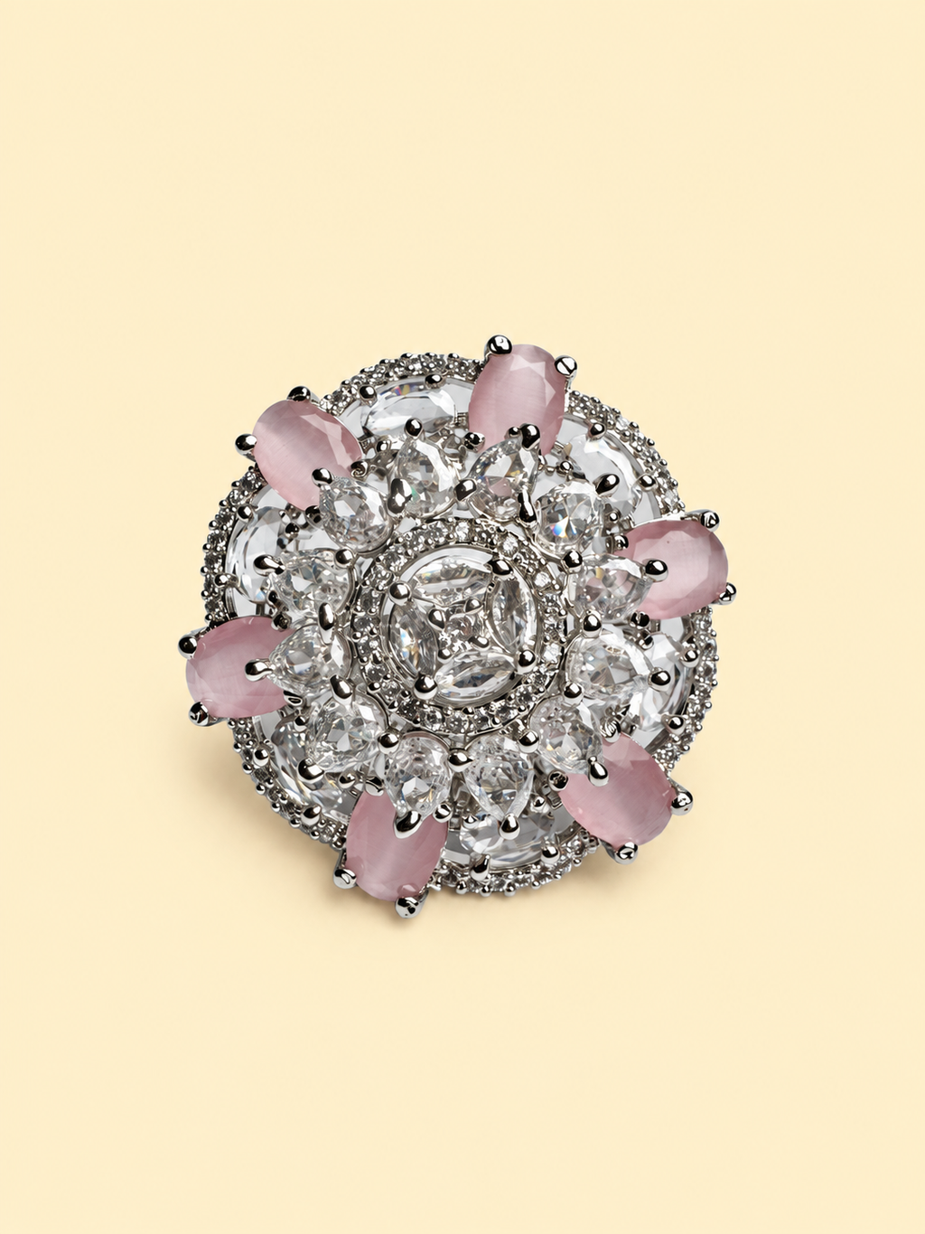Floral Medallion Ring