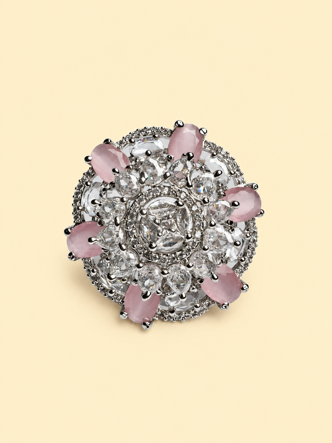 Floral Medallion Ring