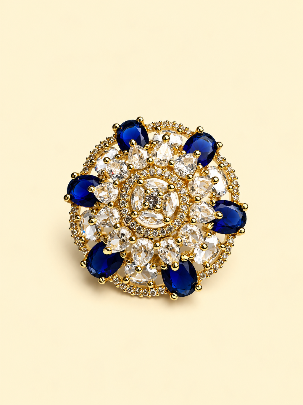 Floral Medallion Ring