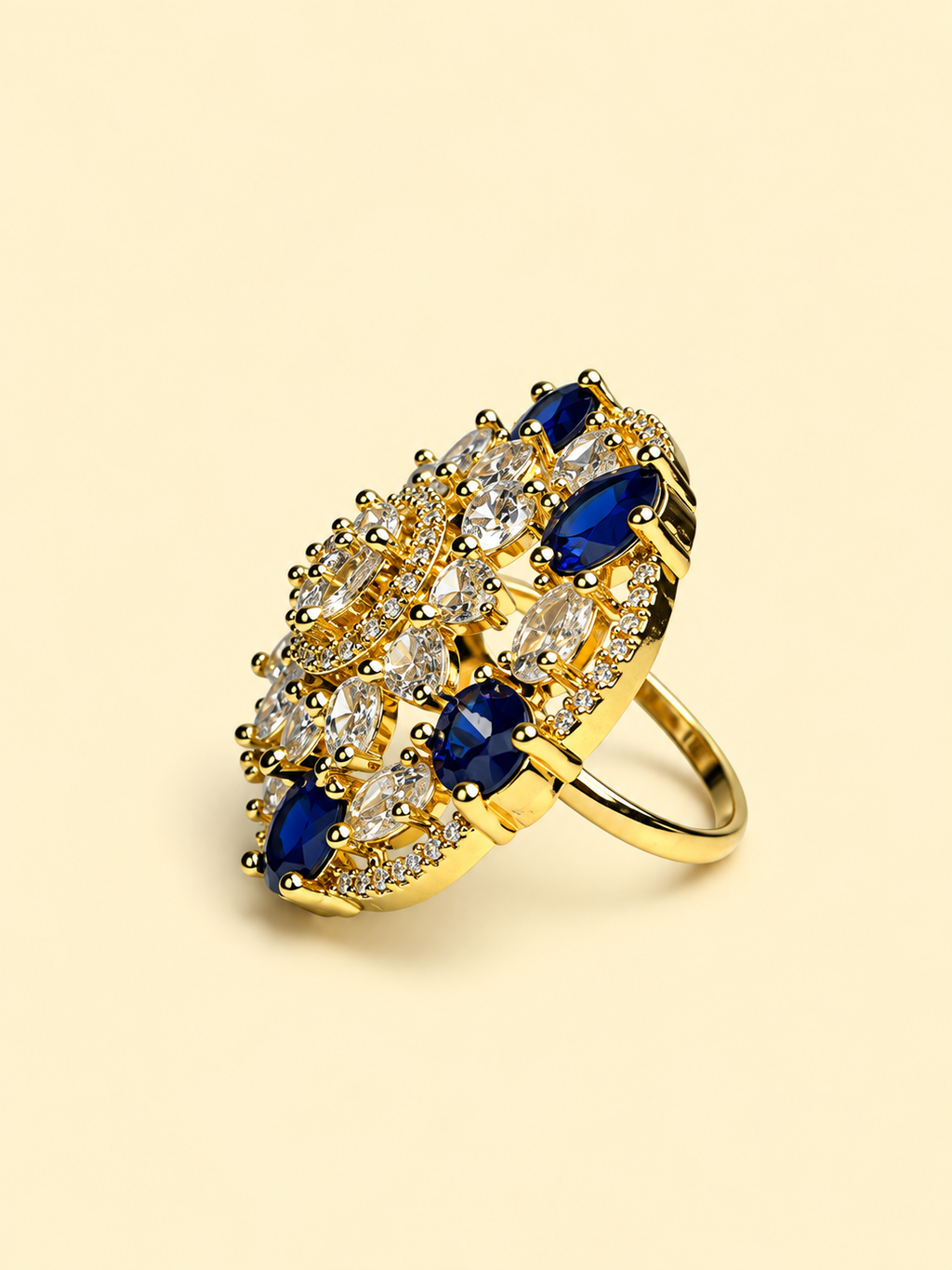 Floral Medallion Ring