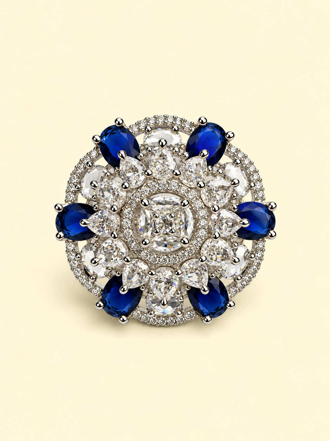 Floral Medallion Ring